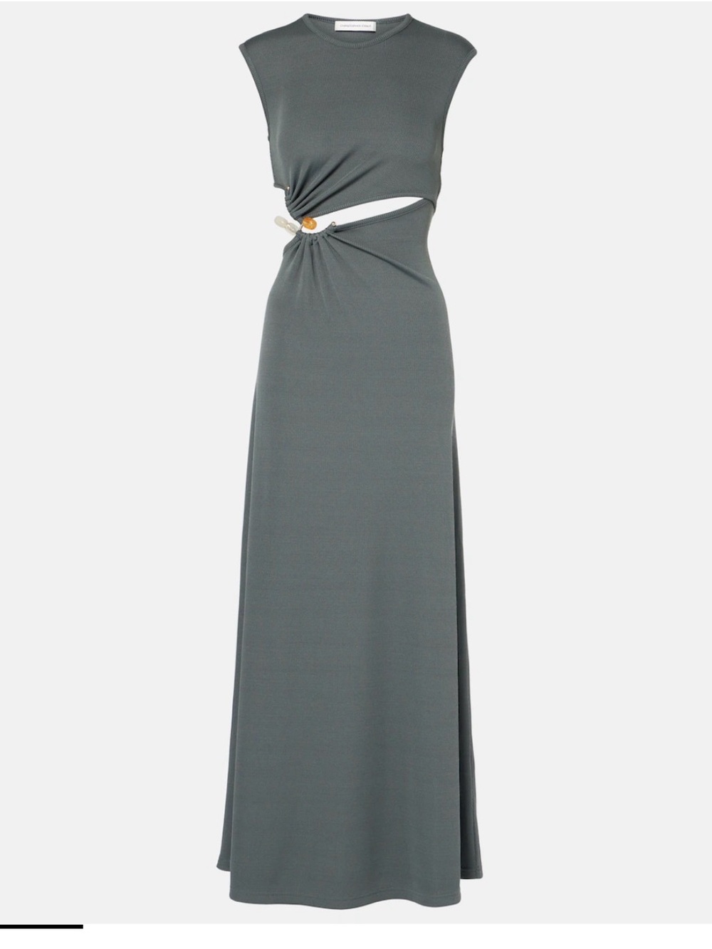 Christopher Esber stone cut out maxi dress